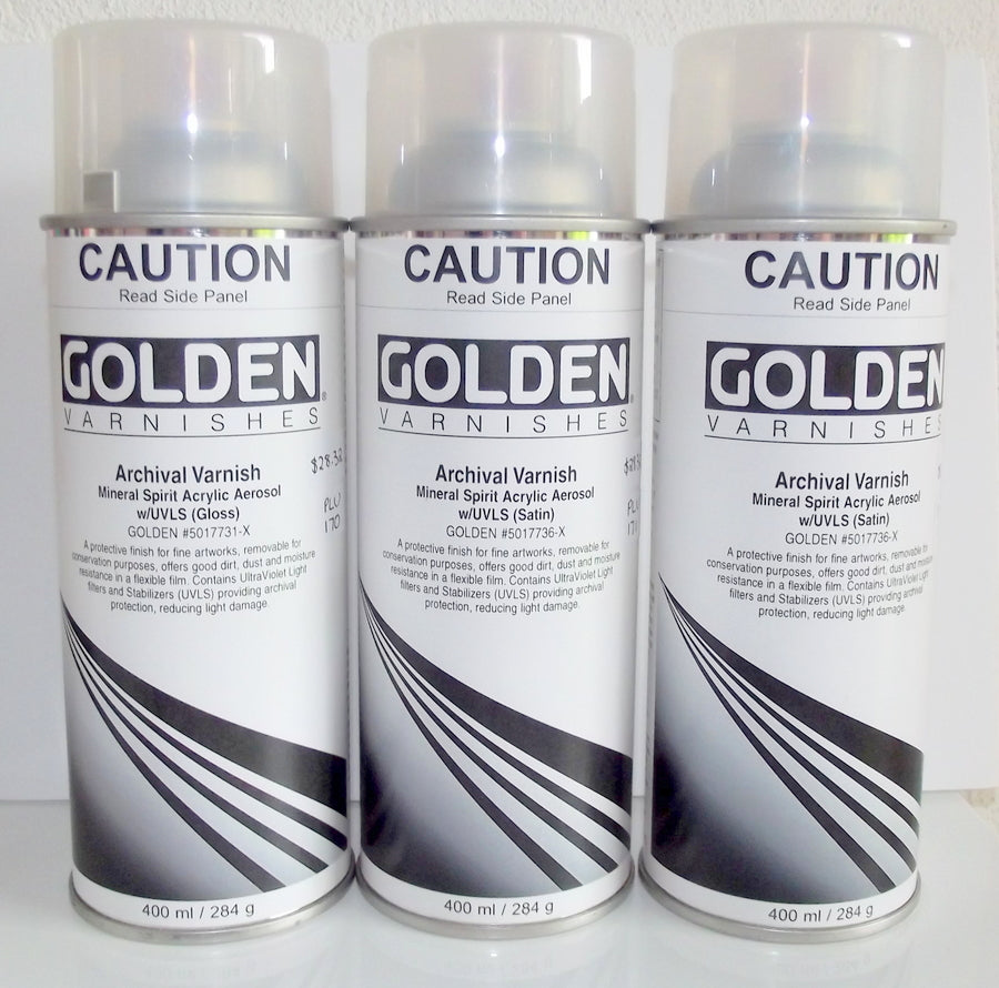 Golden Archival Spray Varnish Gloss (W/UVLS) Available In Store ONLY