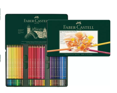 Faber-Castell Polychromos Coloured Pencils Tin 120– Alice West Art